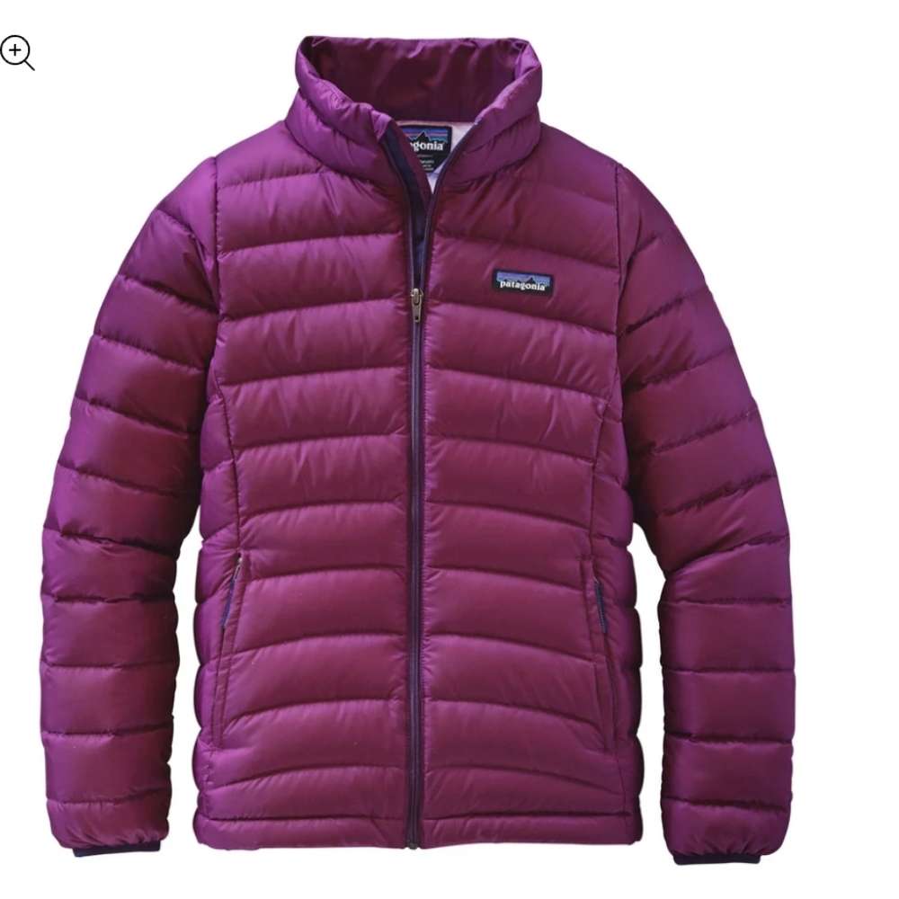 Patagonia Kids Puffer Jacket in Plum